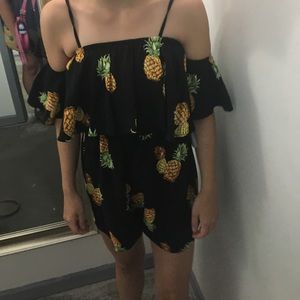 Pineapple romper